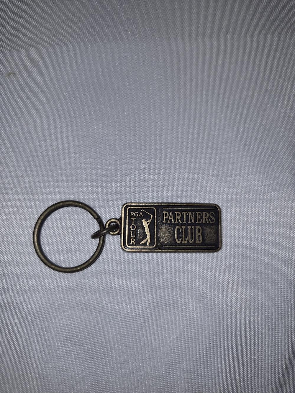 PGA Tour Partners Club Antique Bronze Key & Card Holder Keychain